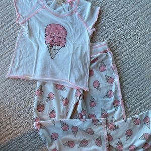 Kids ice cream pajama set